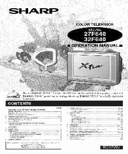 Sharp CRT Television 27F640-page_pdf